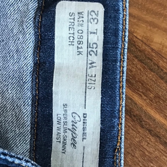 Diesel | Jeans | Nwot Soft Diesel Stretch Denim Super Skinny Jeans ...